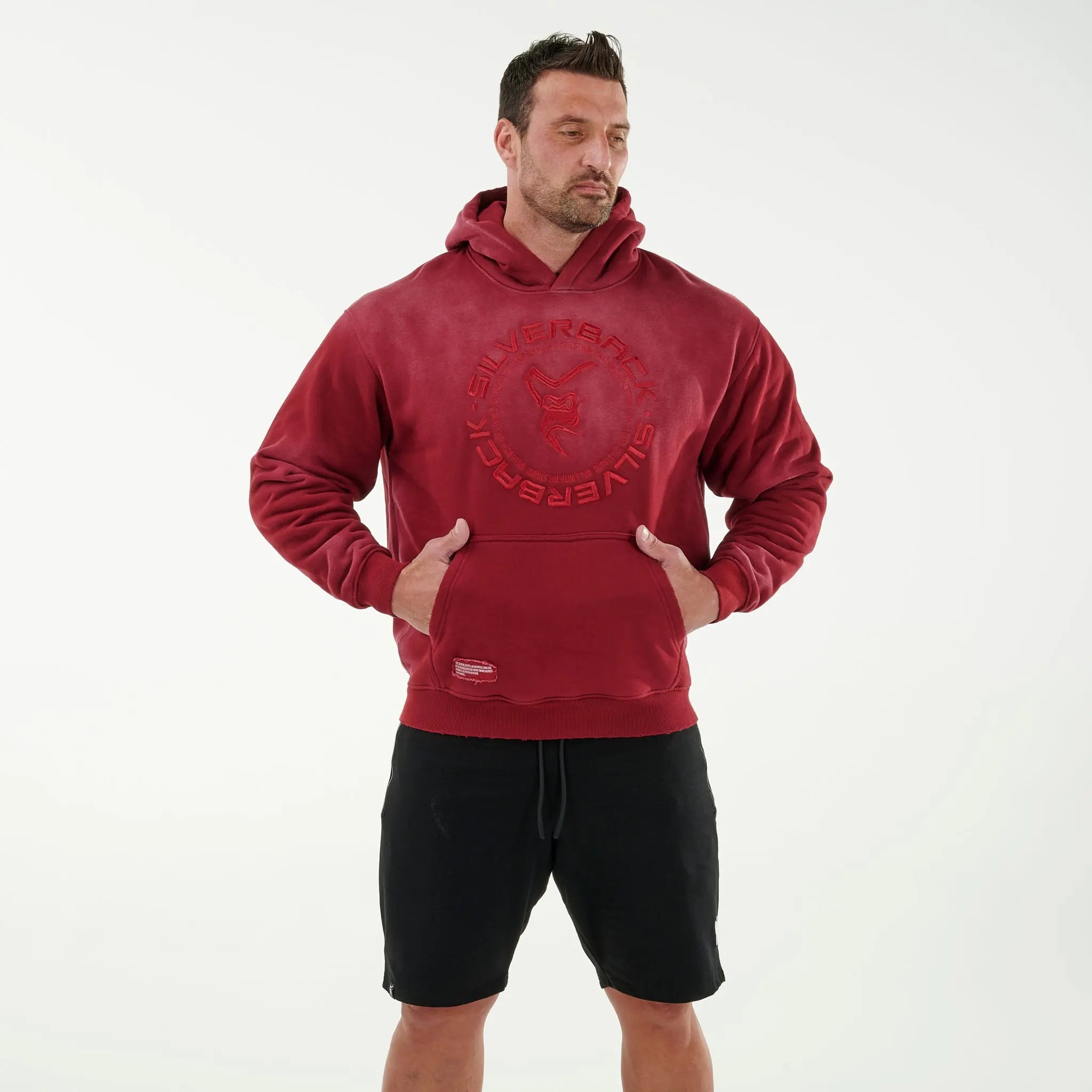 Industria Acid Wash Pull Hoodie - Silverback Gymwear