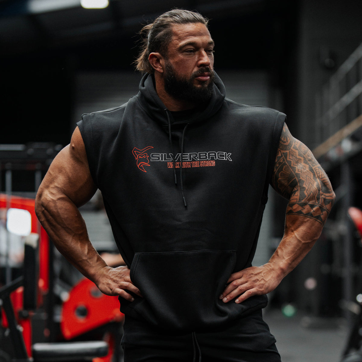 Redemption Sleeveless Hoodie Silverback Gymwear