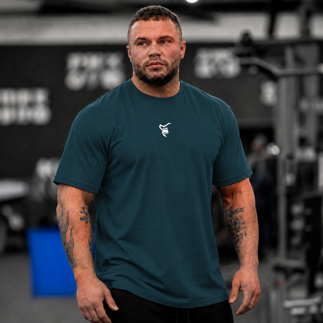 Never Back Down Relaxed T-Shirt - Deep Teal
