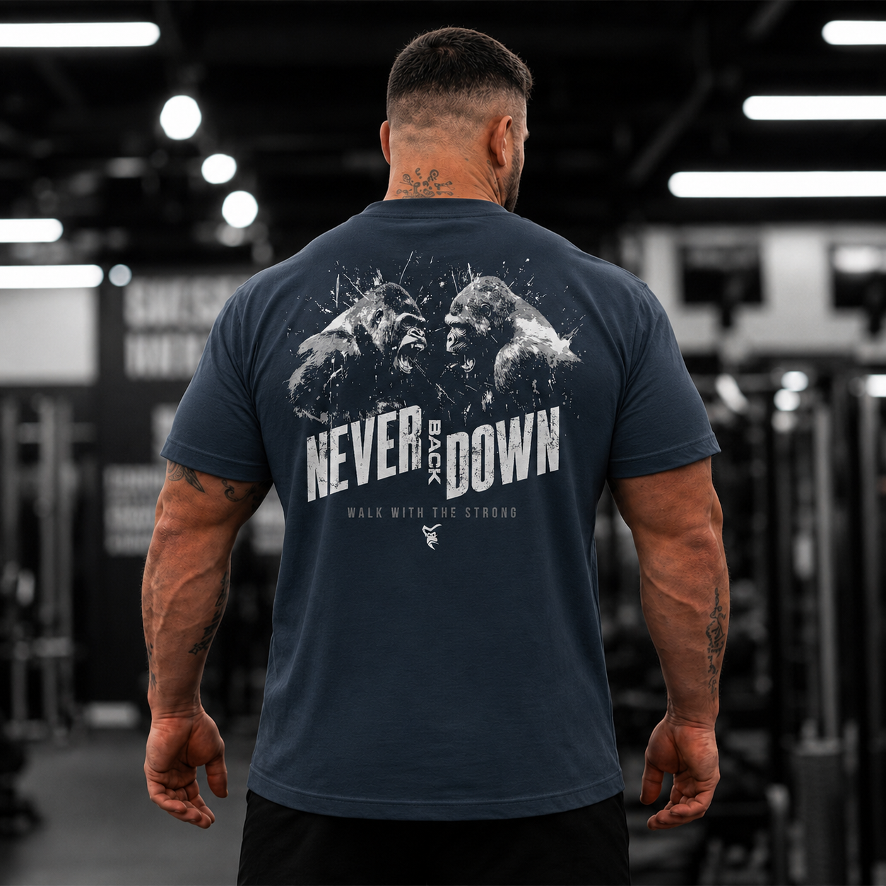 Never Back Down Relaxed T-Shirt - Deep Teal
