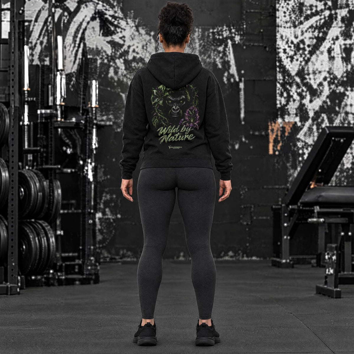 Wild By Nature Pull-Hoodie - Schwarz