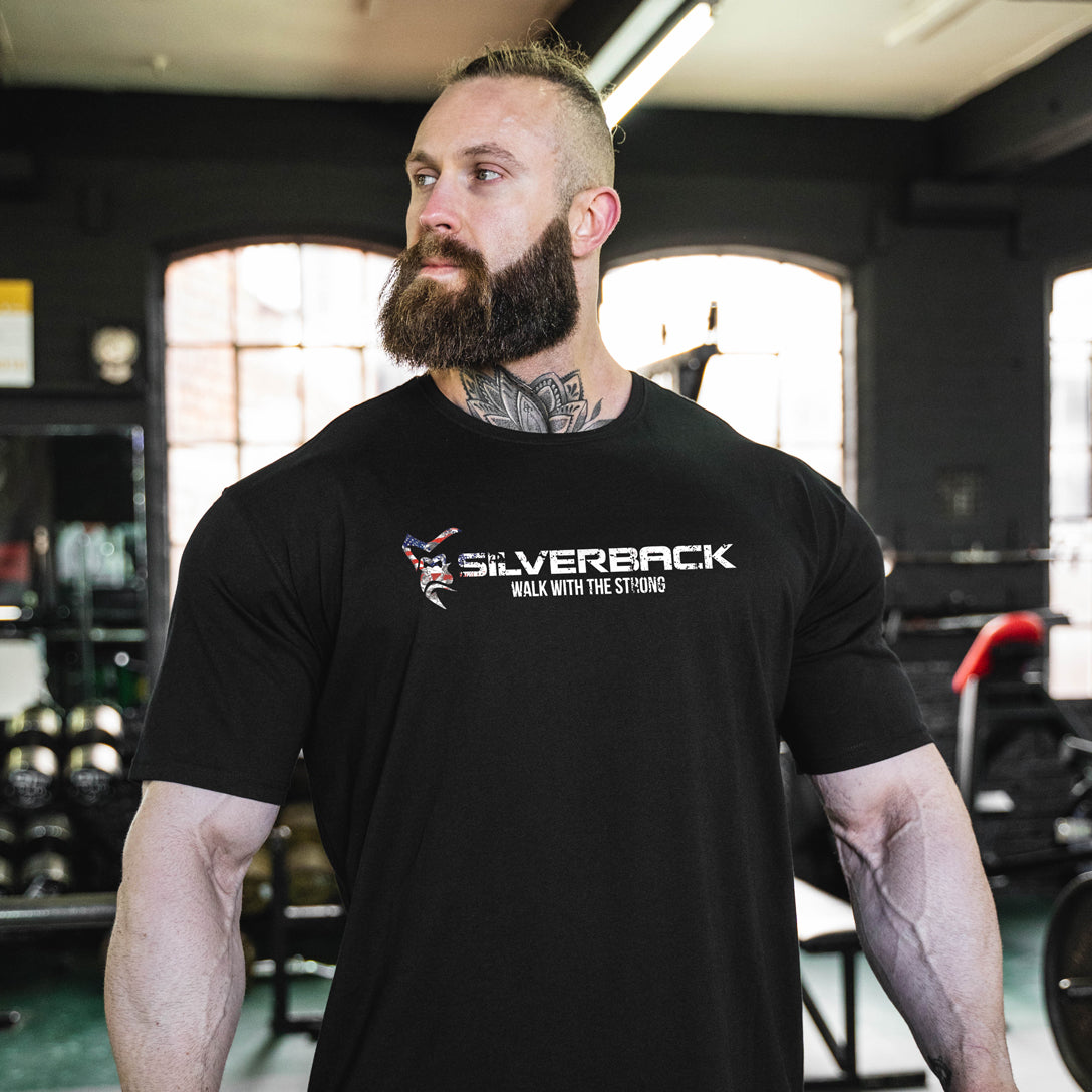 American Beast T-Shirt in Black - T-SHIRT front view