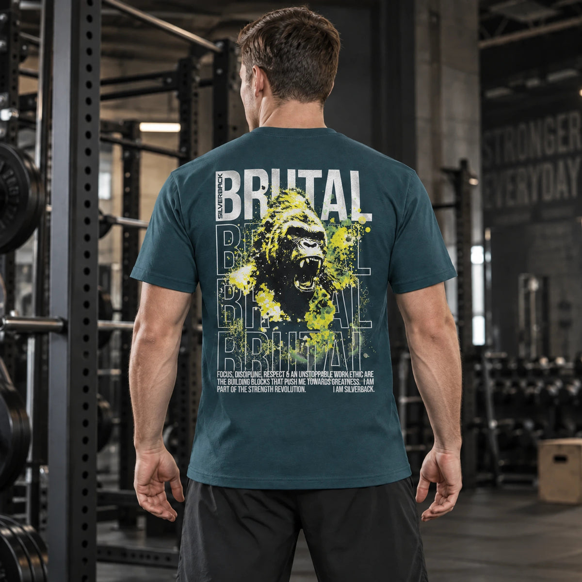 Brutal 2.1 Lockeres T-Shirt - Teal