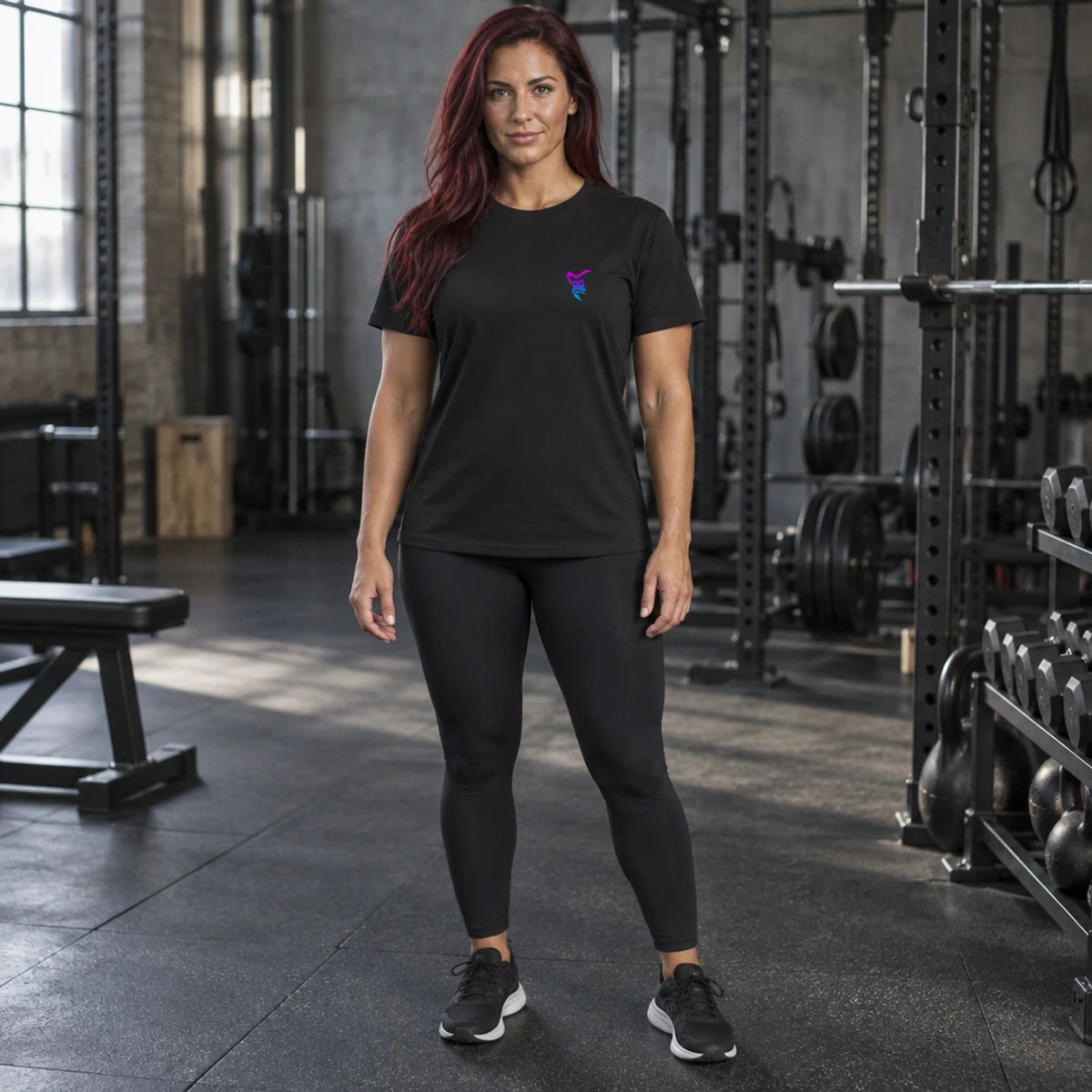 Venom T-shirt - Zwart Neonpaars