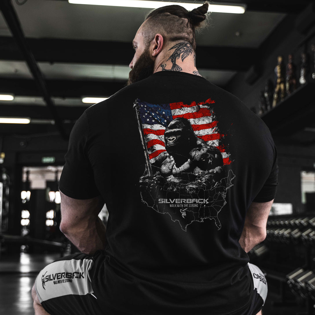 American Beast T-Shirt in Black - T-SHIRT front view