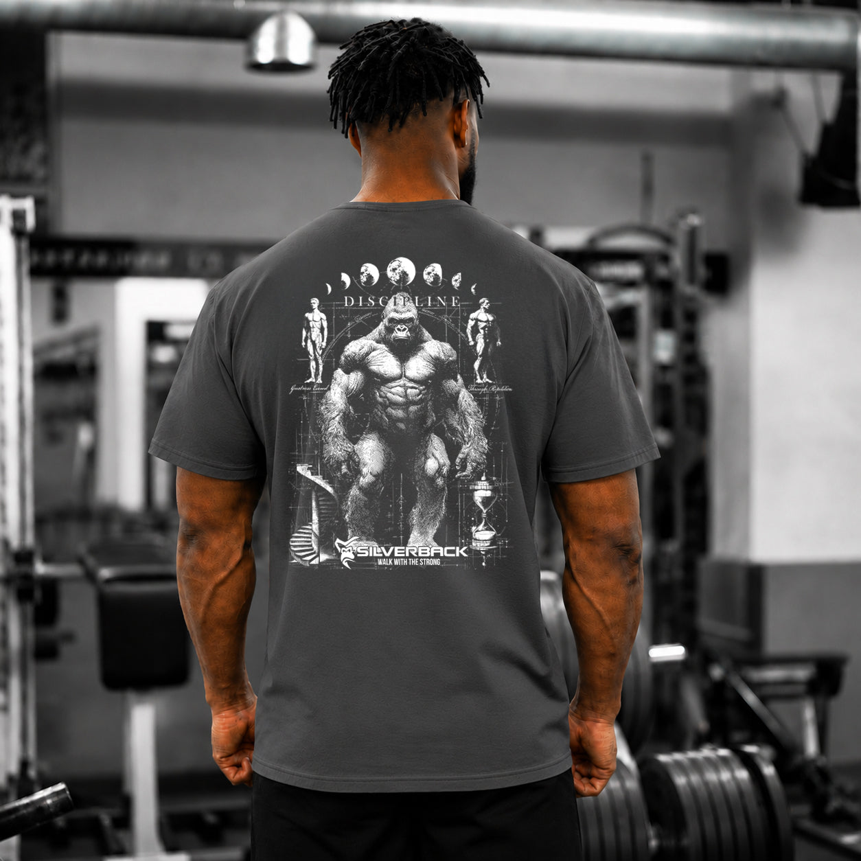 #2 Discipline Relaxed T-Shirt - Charcoal