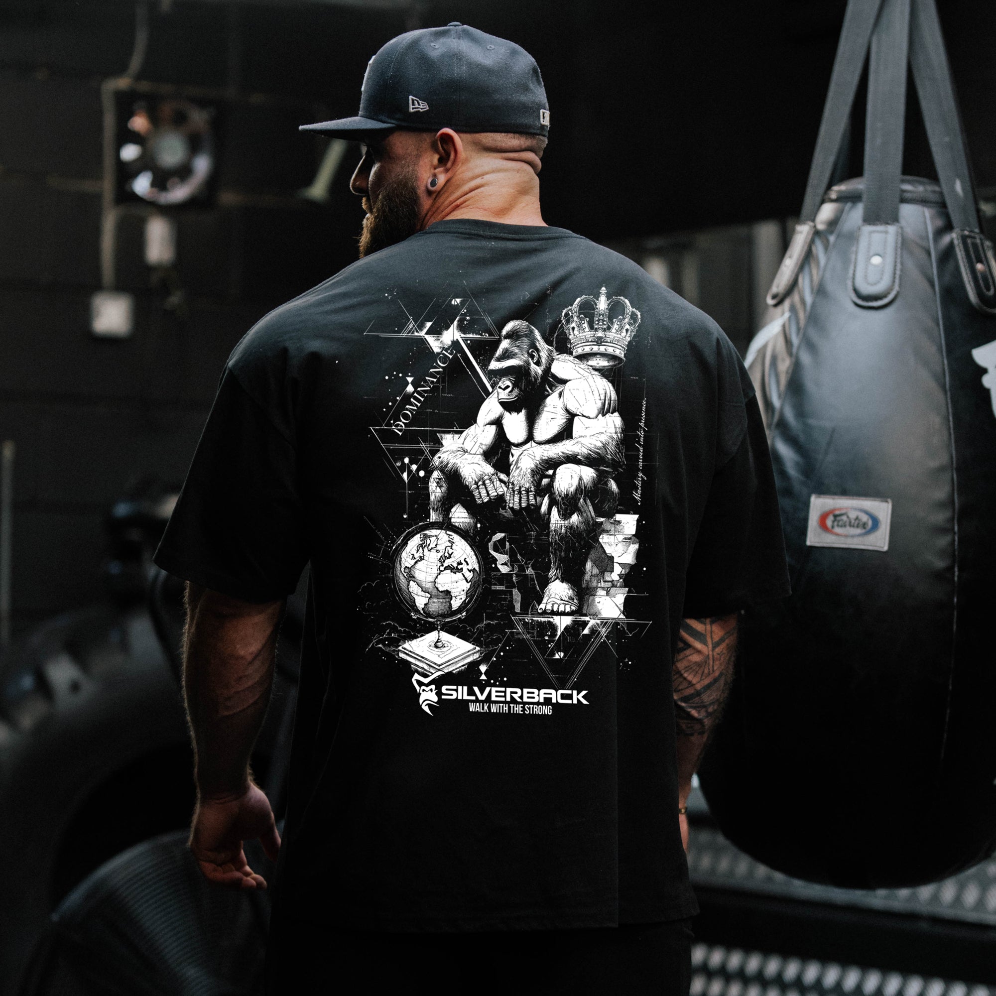 #5 Dominance T-Shirt in Black - T-SHIRT front view