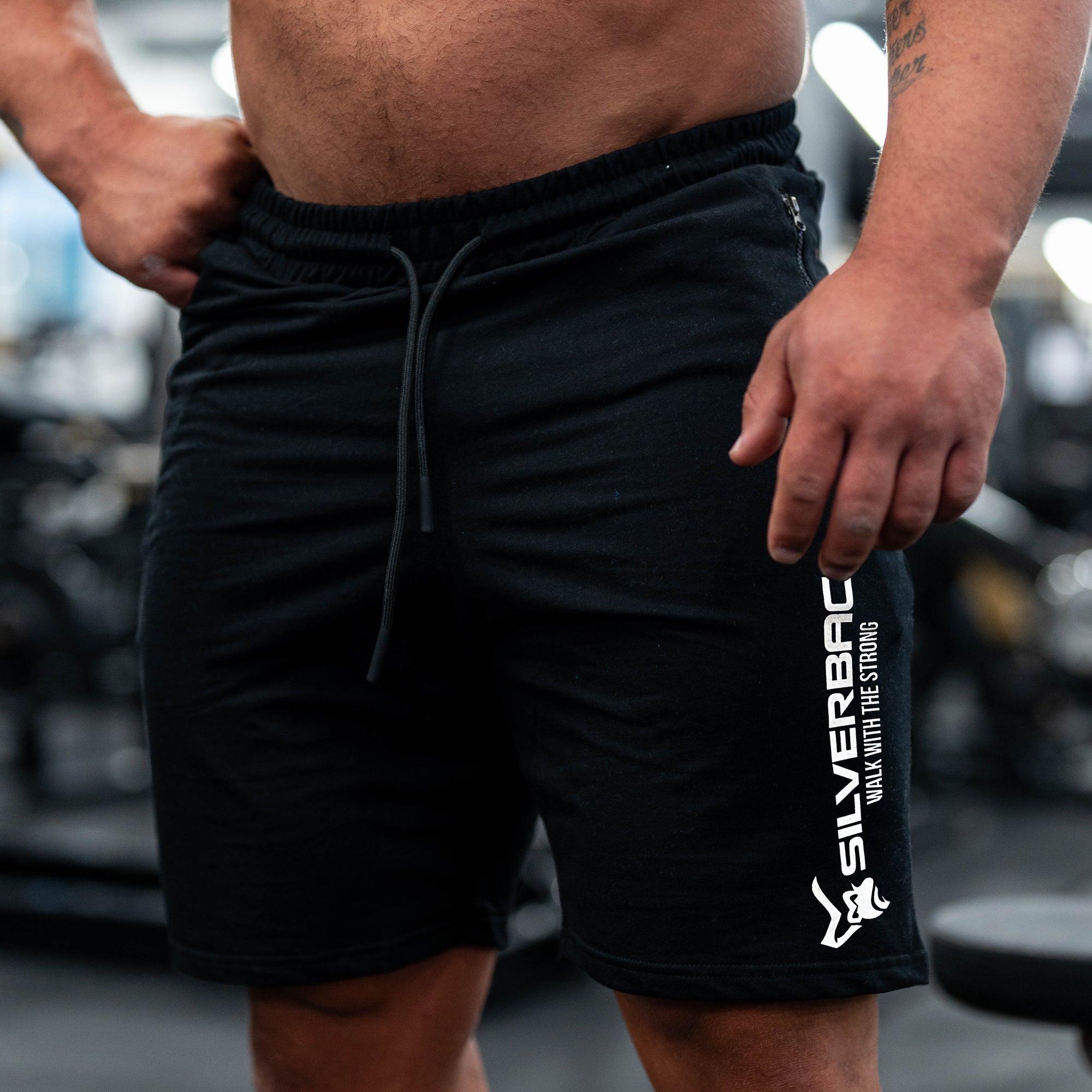 Elements Shorts in Black - SHORTS front view