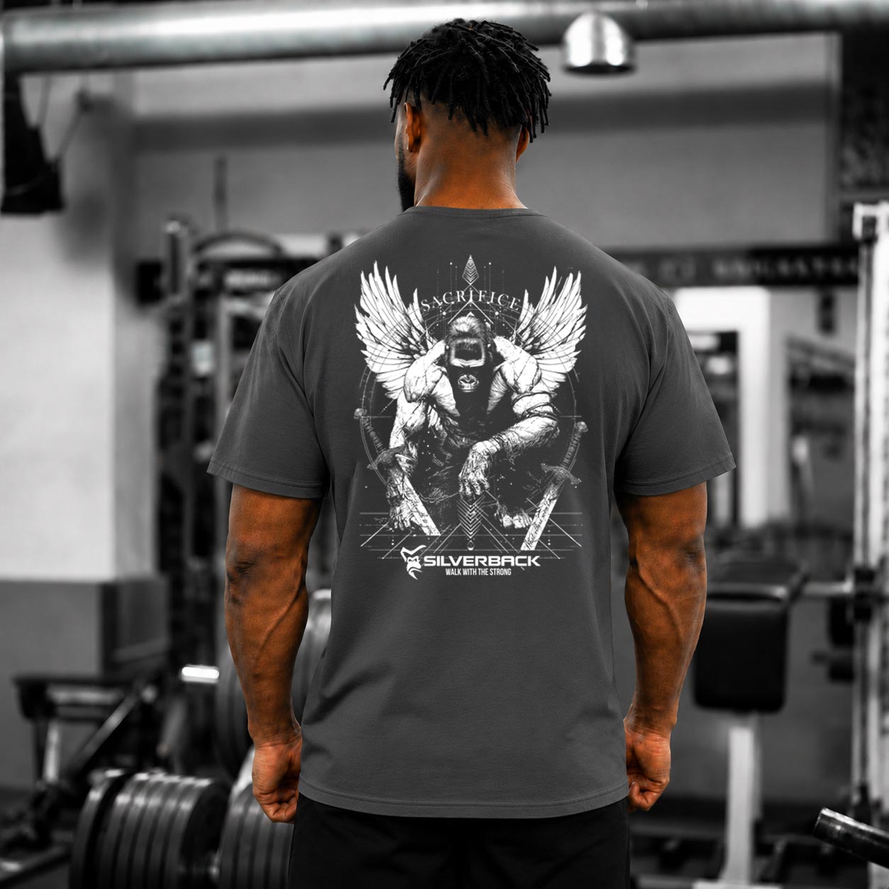 #4 Sacrifice Relaxed T-Shirt - Charcoal