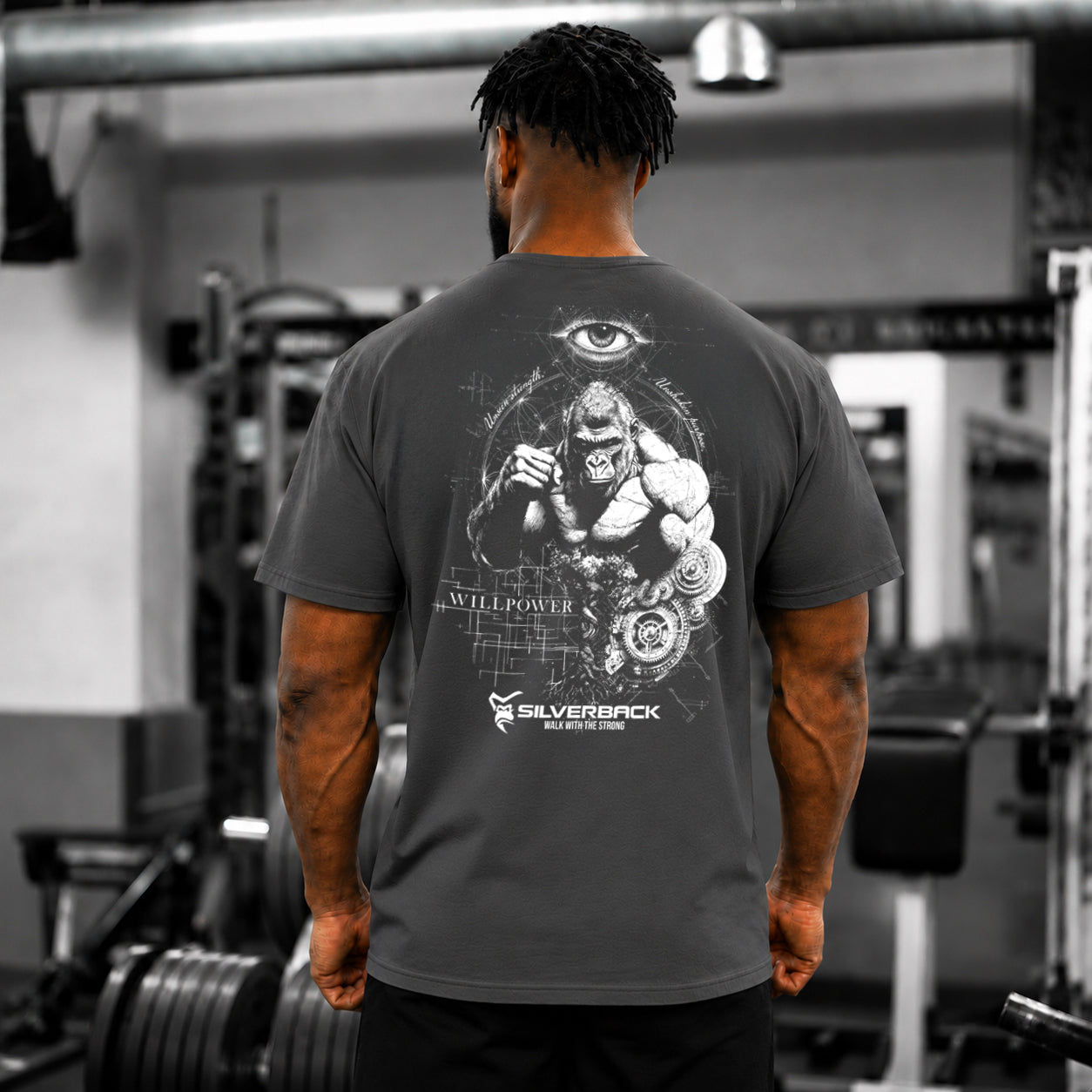 #1 Will Power Relaxed T-Shirt - Charcoal