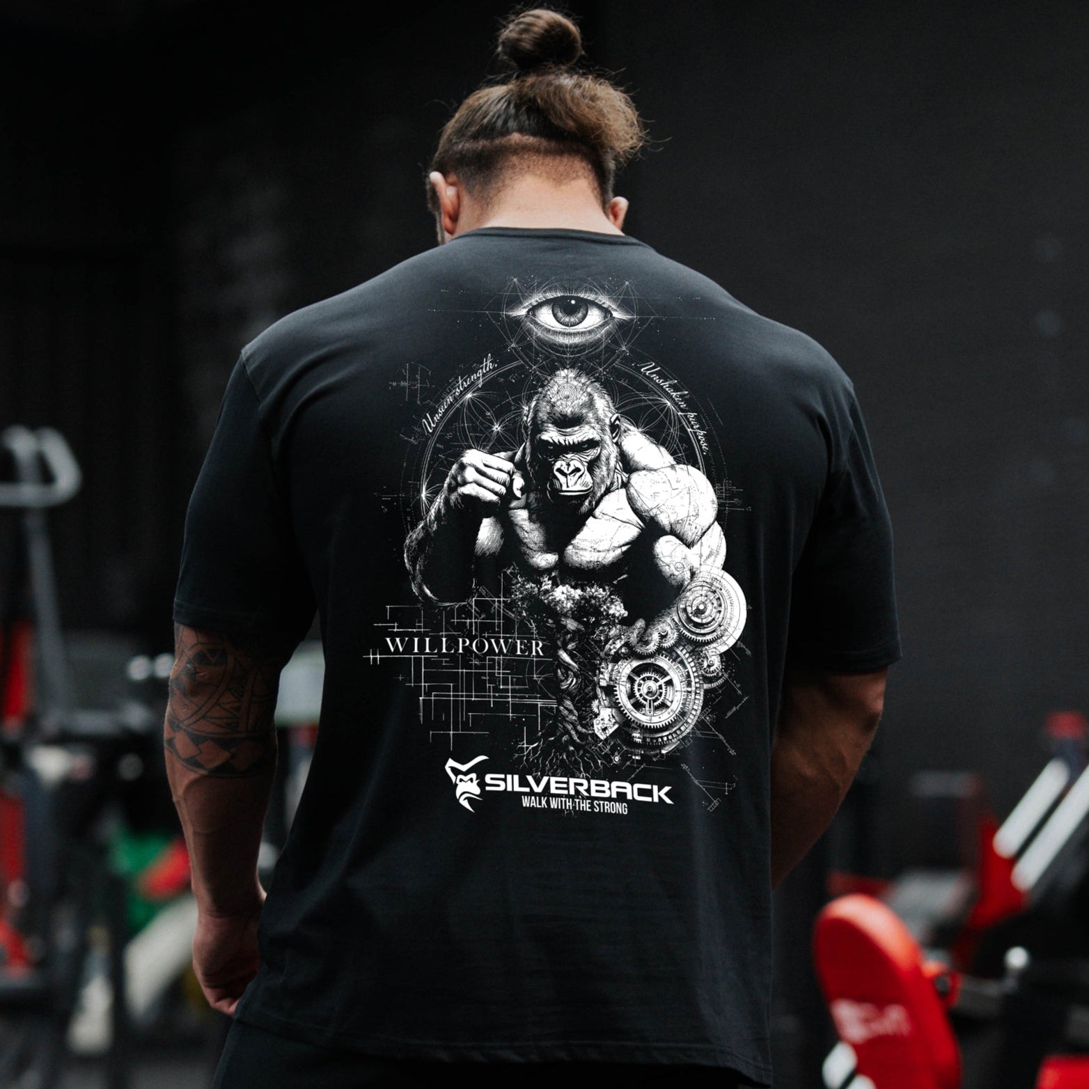 #1 Will Power T-Shirt in Black - T-SHIRT front view