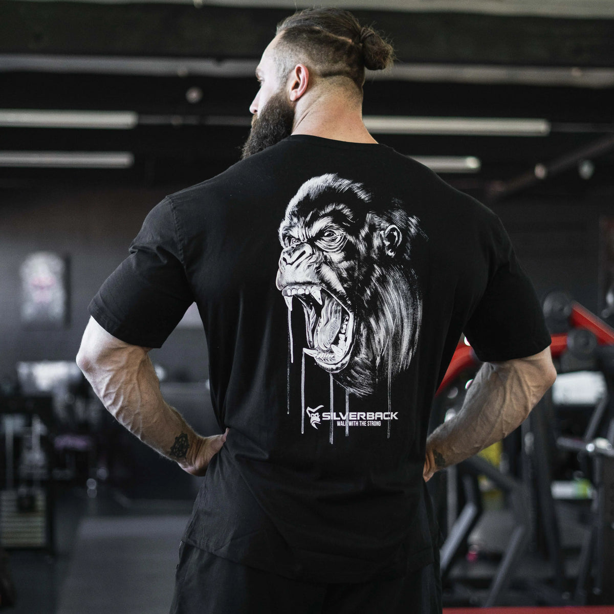 en milliard Fleksibel skuffe Silverback Alpha Training T-Shirt - Black | Silverback Gymwear