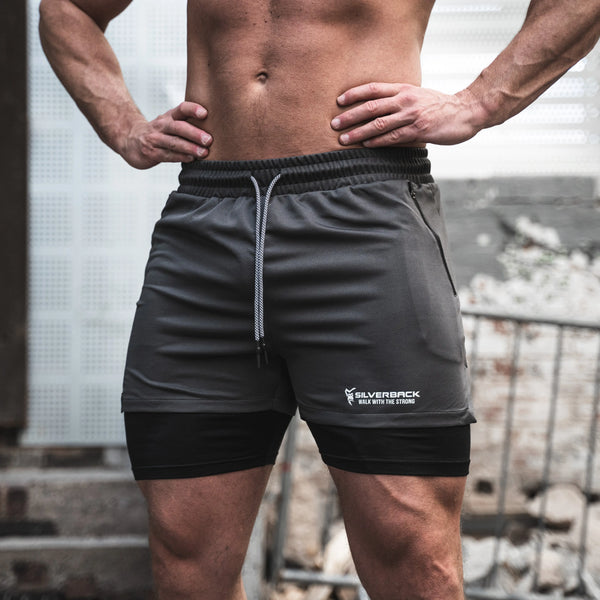 Synergy 2 Way Shorts Silverback Gymwear
