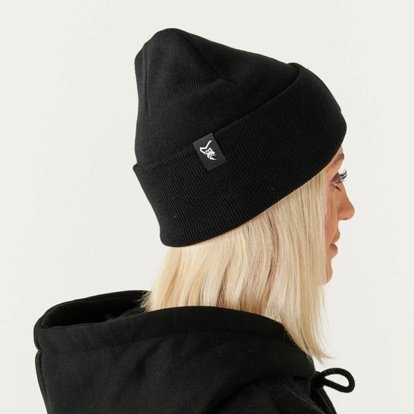 High Cuff Patch Beanie - Silverback Gymwear