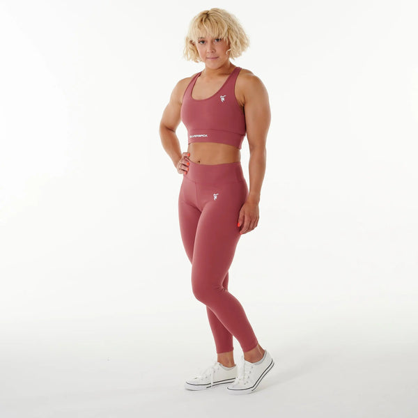 Women's Virtue Gym Leggings - Blush  Silverback Gym Wear – Silverback  Gymwear