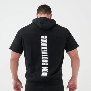 Iron Brotherhood Short Sleeved Pull Hoodie - Silverback Gymwear