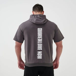 Iron Brotherhood Short Sleeved Pull Hoodie - Silverback Gymwear