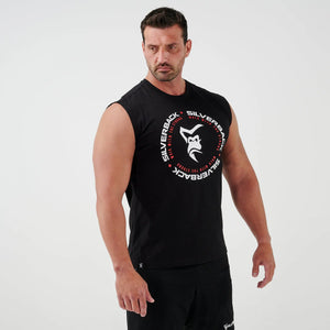 Never Back Down Sleeveless T-Shirt - Silverback Gymwear