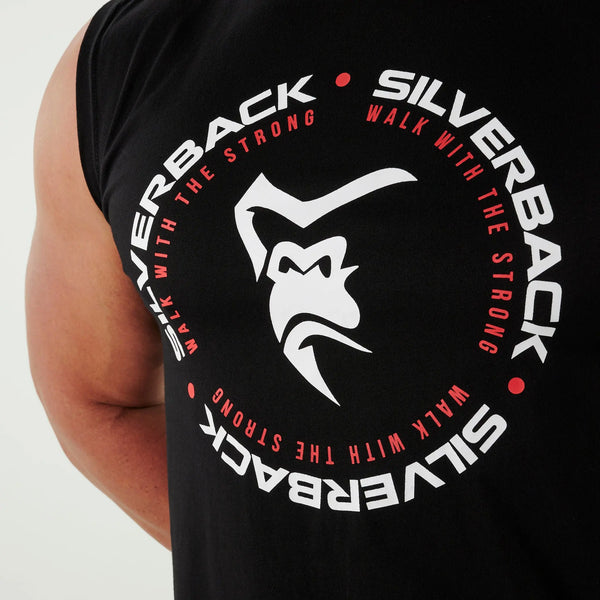 Never Back Down Sleeveless T-Shirt - Silverback Gymwear