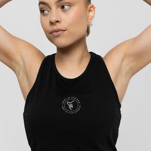 Be Savage Women's Vest Black - Silverback Gymwear