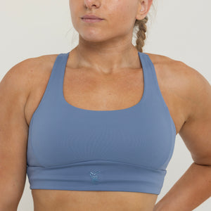 Unstoppable Sports Bra Blue - Silverback Gymwear