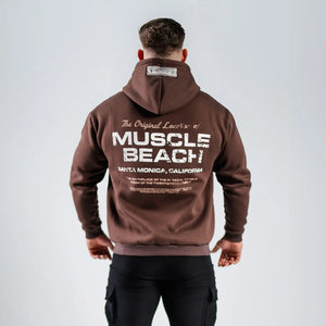 Muscle Beach Zip Hoodie - Silverback Gymwear