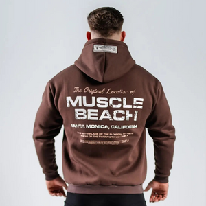 Muscle Beach Zip Hoodie - Silverback Gymwear