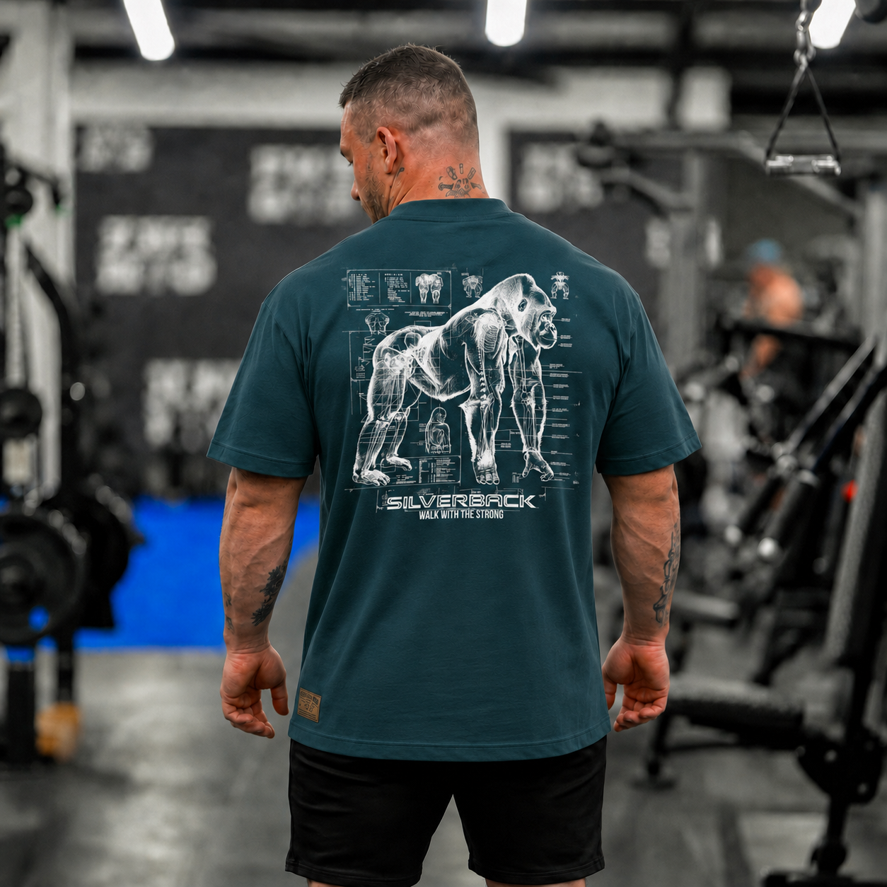 X-Ray Relaxed T-Shirt - Deep Teal