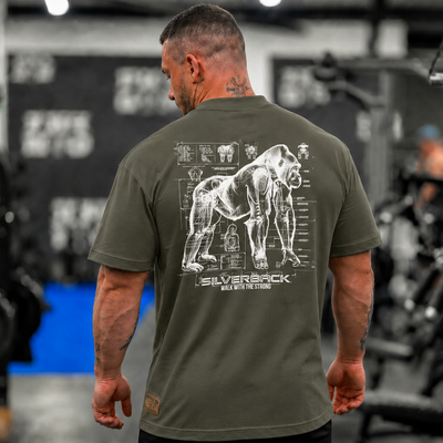X-Ray Relaxed T-Shirt - Khaki Olive