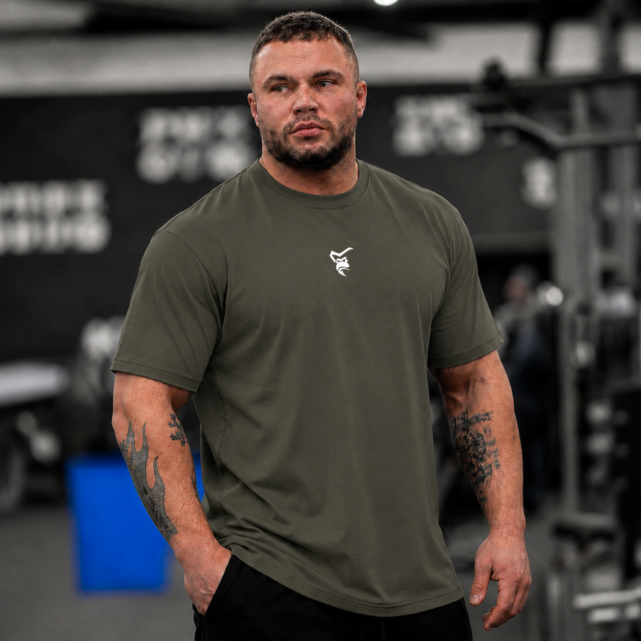 Alpha Relaxed T-Shirt - Khaki Olive