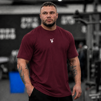 Nightmare Relaxed T-Shirt - Burgundy