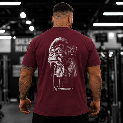 Alpha Relaxed T-Shirt - Burgundy