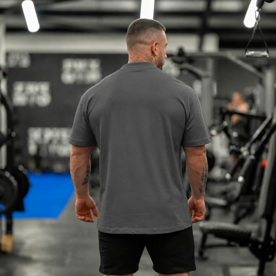 Silverback Icon T-Shirt in Charcoal - men's gym wear