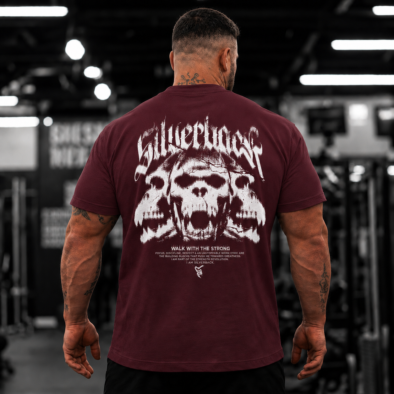 Nightmare Relaxed T-Shirt - Burgundy