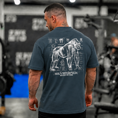X-Ray Relaxed T-Shirt - Petrol Blue