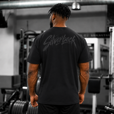 Silverback Fortitude T-Shirt in Black - men's gym wear