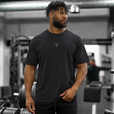 Silverback Fortitude T-Shirt in Black - men's gym wear