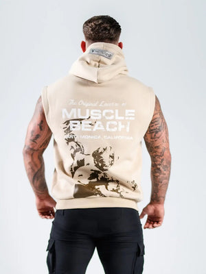 Muscle Beach Sleeveless Hoodie - Silverback Gymwear