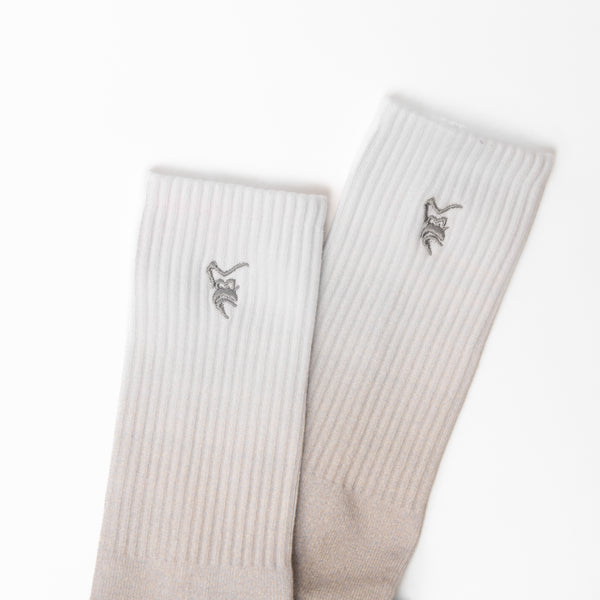 Embroidered Tie Dye Gym Socks