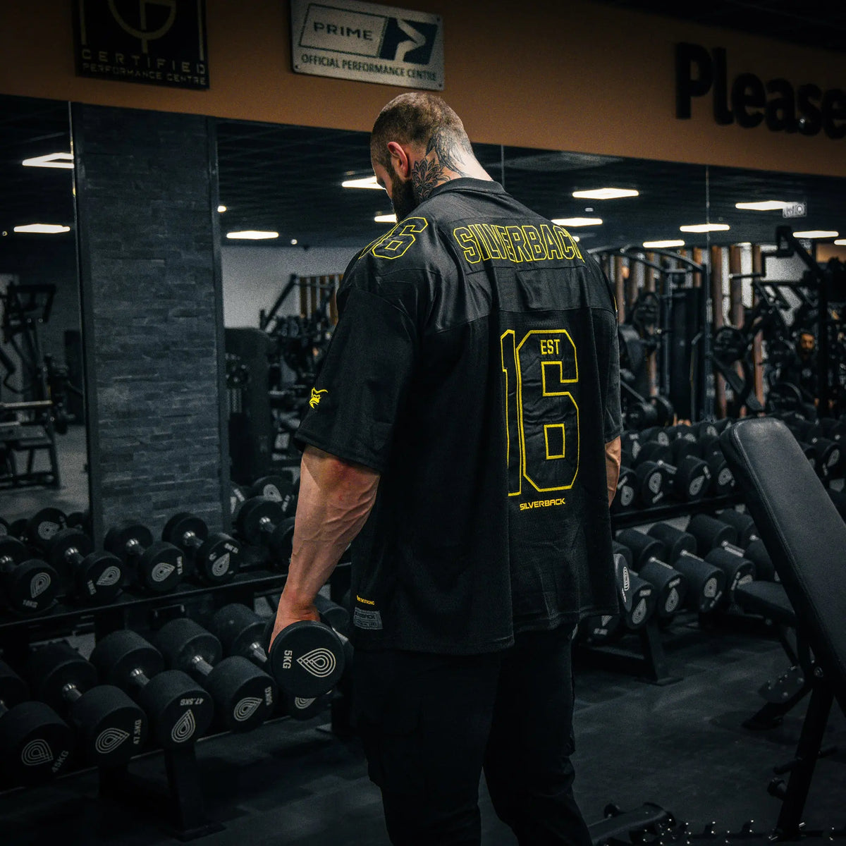 NFL 2.0 Collection Men's - Black/Yellow - Silverback Gymwear