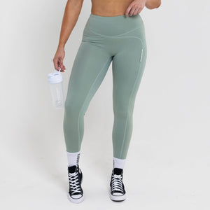 Unstoppable Leggings Green - Silverback Gymwear