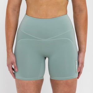 Unstoppable Women's Shorts Green - Silverback Gymwear