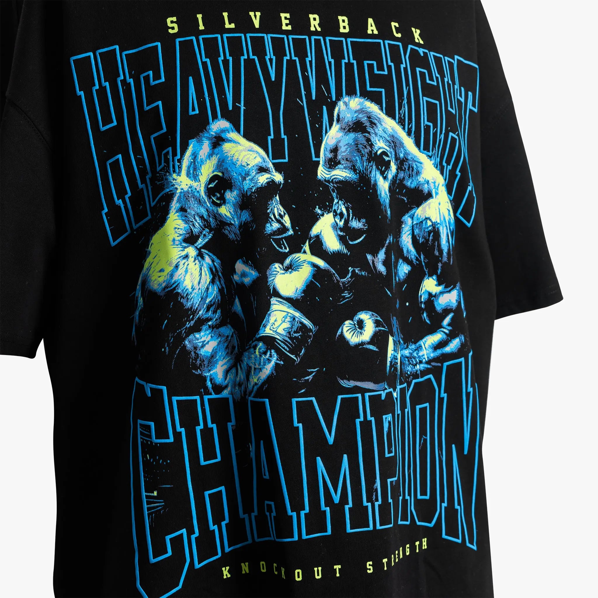 Heavyweight Champion T-Shirt Knockout - Silverback Gymwear