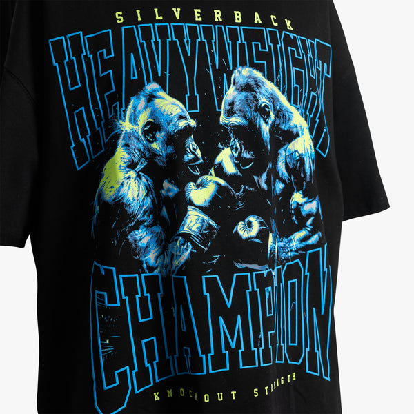 Heavyweight Champion T-Shirt Knockout - Silverback Gymwear