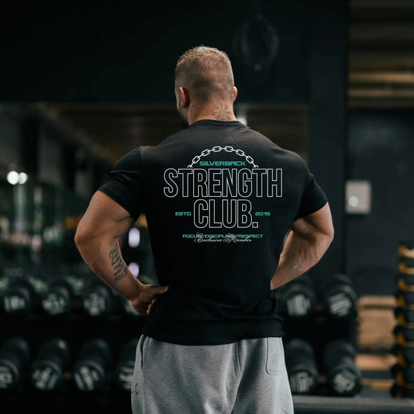 Strength Club Members T-Shirt Silverback Gymwear