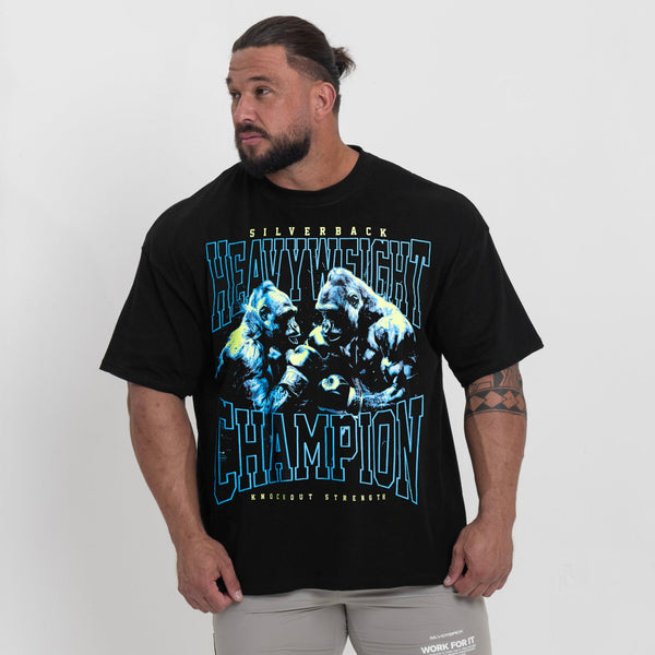 Heavyweight Champion T-Shirt Knockout - Silverback Gymwear