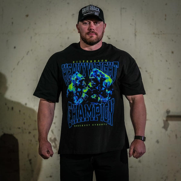 Heavyweight Champion T-Shirt Knockout - Silverback Gymwear