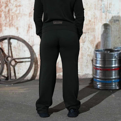 Rebellion Womens Joggers in Black - JOGGERS front view