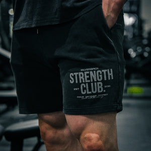 Strength Club - Acid Wash Shorts - Silverback Gymwear