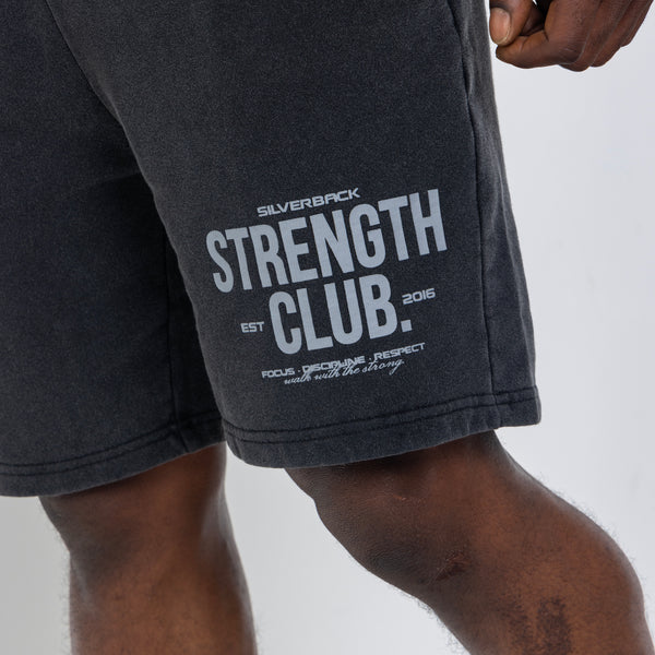 Strength Club - Acid Wash Shorts - Silverback Gymwear